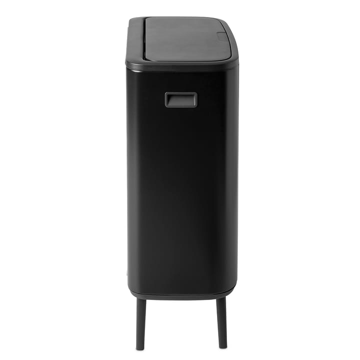 Poubelle Bo touch high 2x30 L - Noir mat - Brabantia