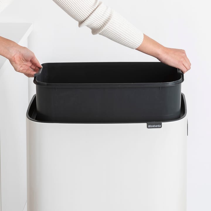 Poubelle Bo touch high 60 L - Blanc - Brabantia