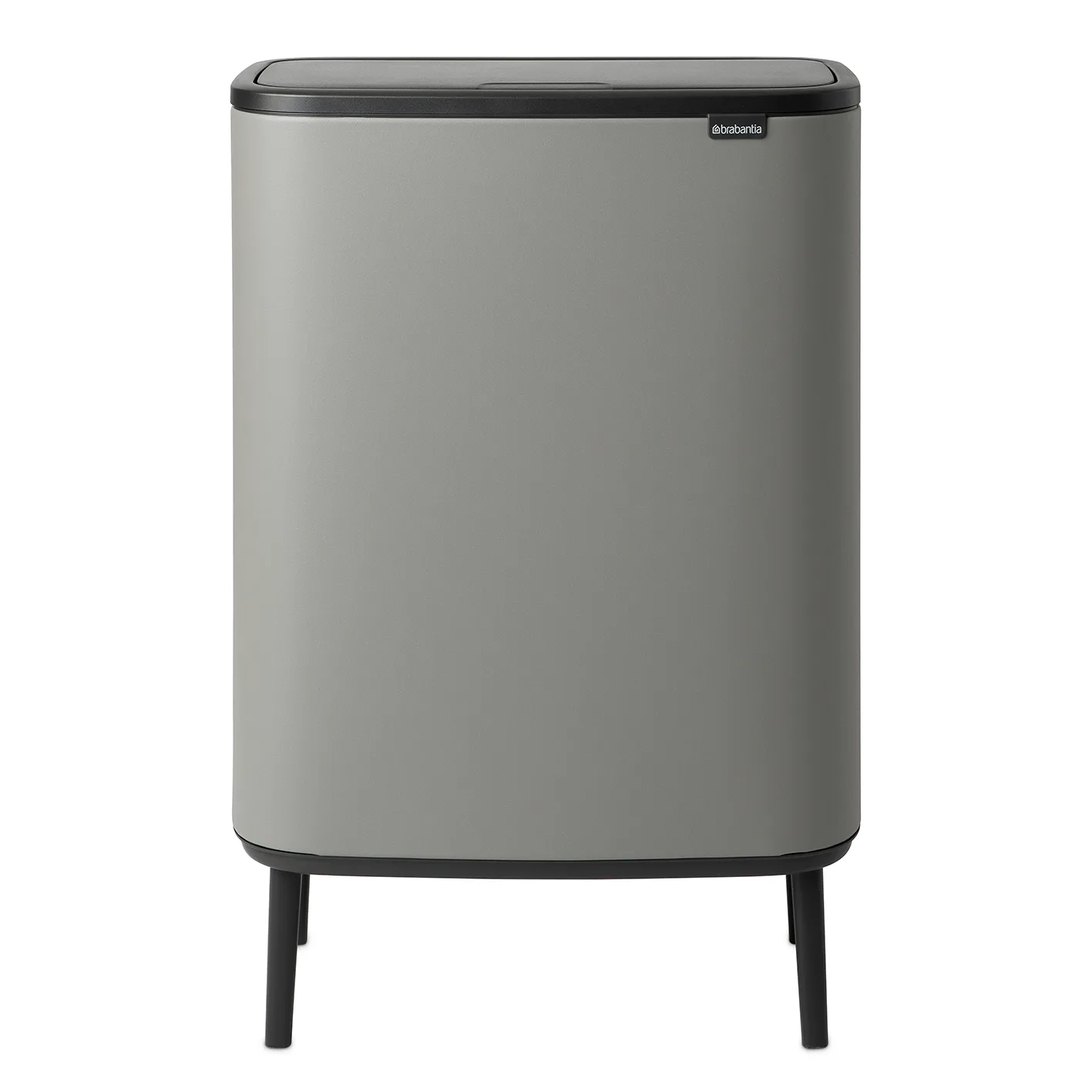 Poubelle Bo touch high 60 L, Mineral concrete grey Brabantia