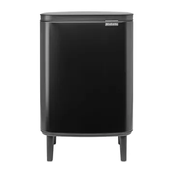 Poubelle haute Bo 12 L - Noir mat - Brabantia