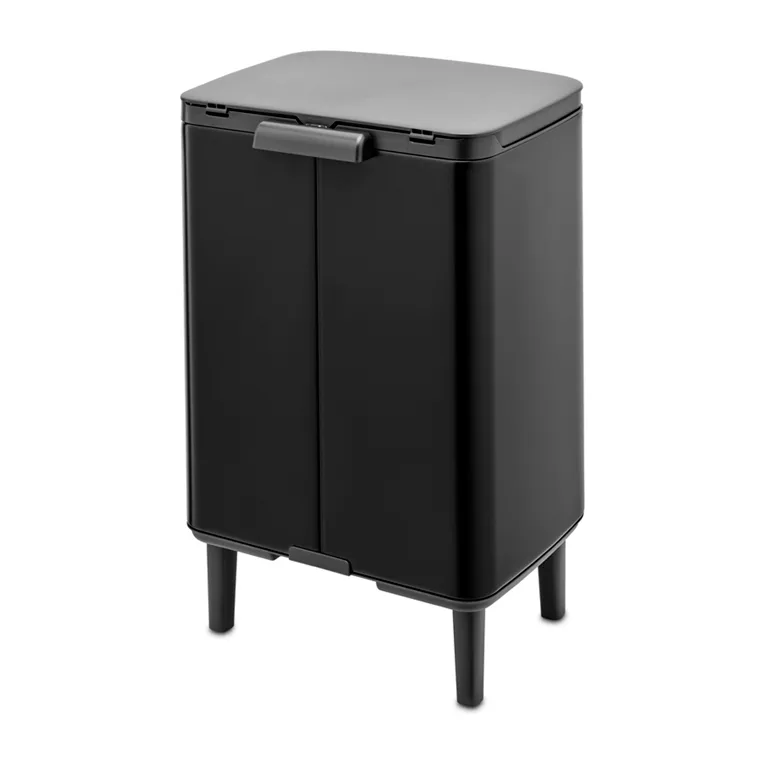 Poubelle haute Bo 12 L, Noir mat Brabantia
