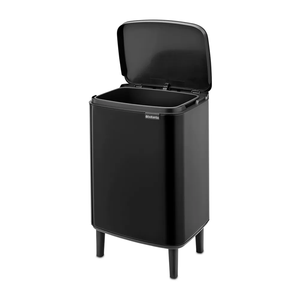 Poubelle haute Bo 12 L, Noir mat Brabantia