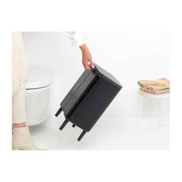 Poubelle haute Bo 12 L - Noir mat - Brabantia