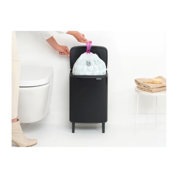 Poubelle haute Bo 12 L - Noir mat - Brabantia