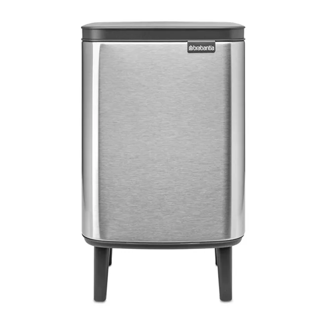Poubelle haute Bo 7 L, Acier brossé mat Brabantia