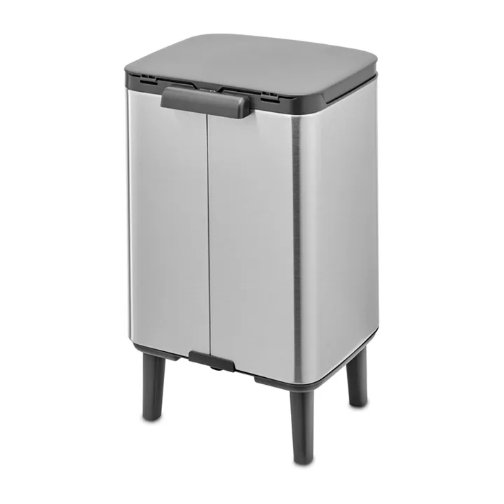 Poubelle haute Bo 7 L, Acier brossé mat Brabantia