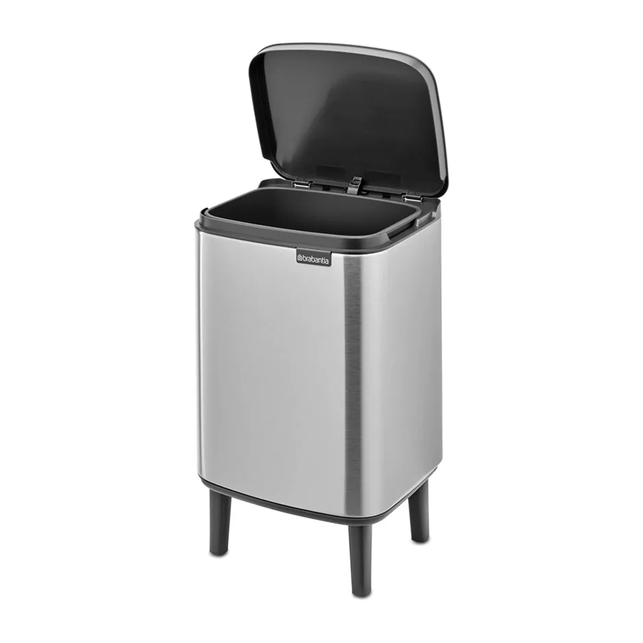 Poubelle haute Bo 7 L, Acier brossé mat Brabantia