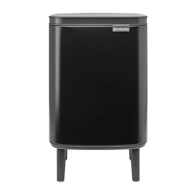 Poubelle haute Bo 7 L, Noir mat Brabantia