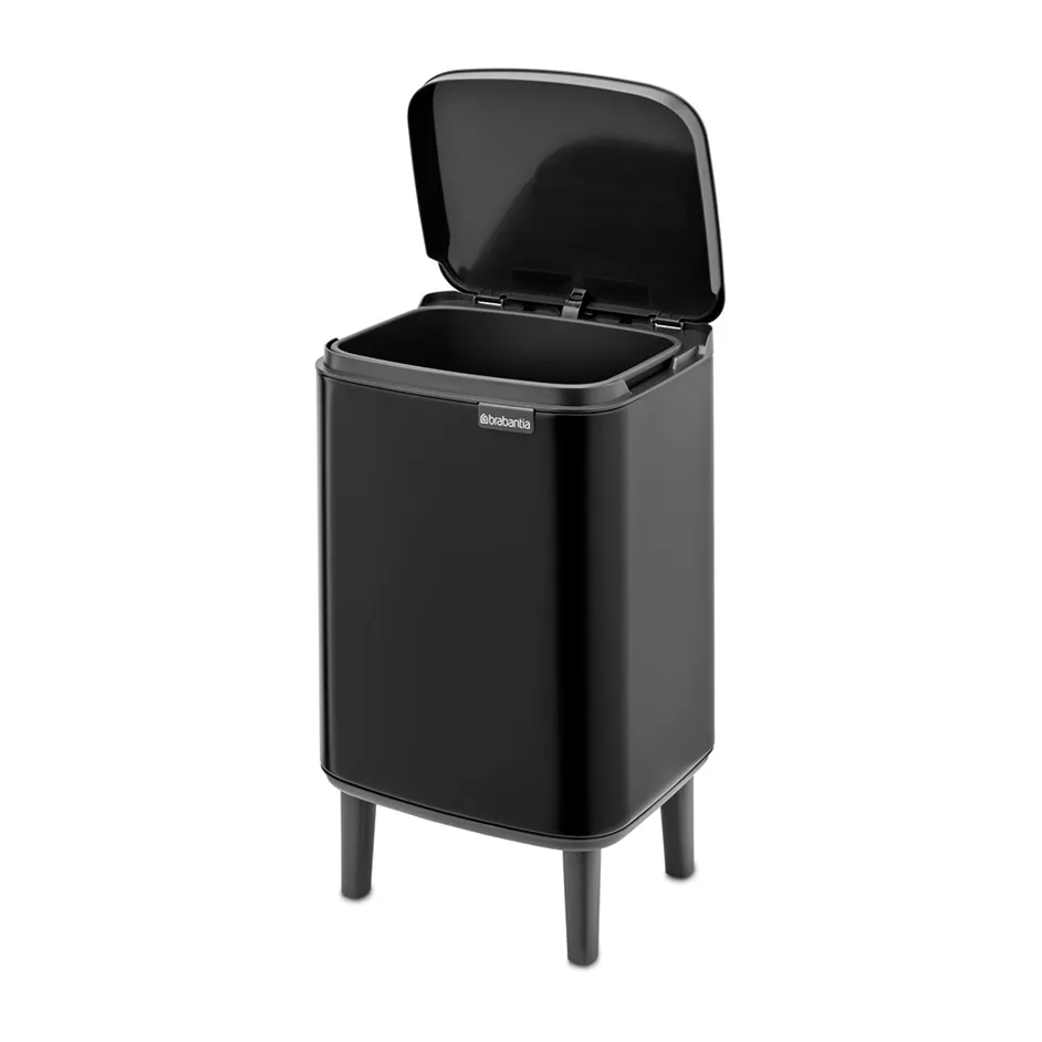 Poubelle haute Bo 7 L, Noir mat Brabantia