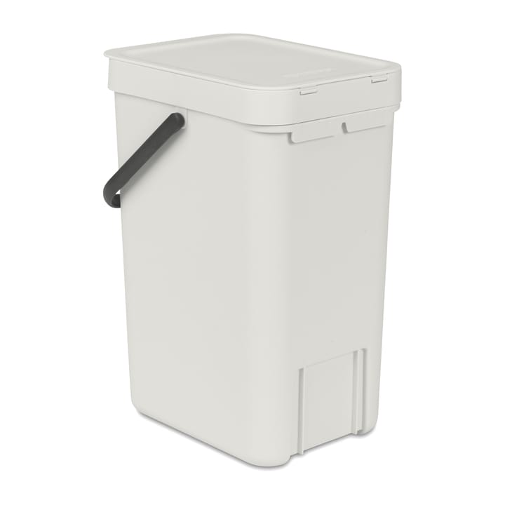 Poubelle Sort & Go 12 litres - Gris clair - Brabantia