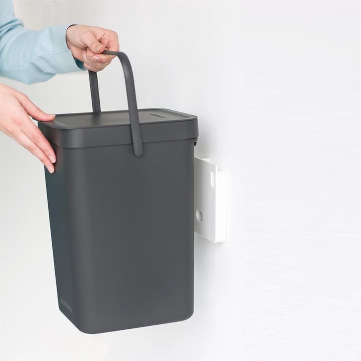 Poubelle Sort & Go 12 litres, gris Brabantia