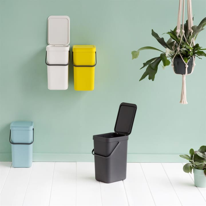 Poubelle Sort & Go 12 litres, gris Brabantia
