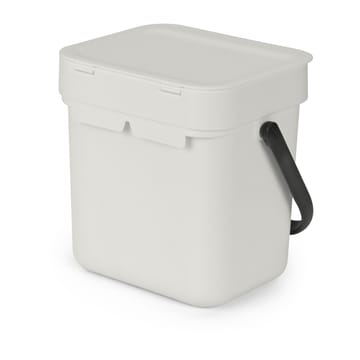 Poubelle Sort & Go 3 L - Gris clair - Brabantia