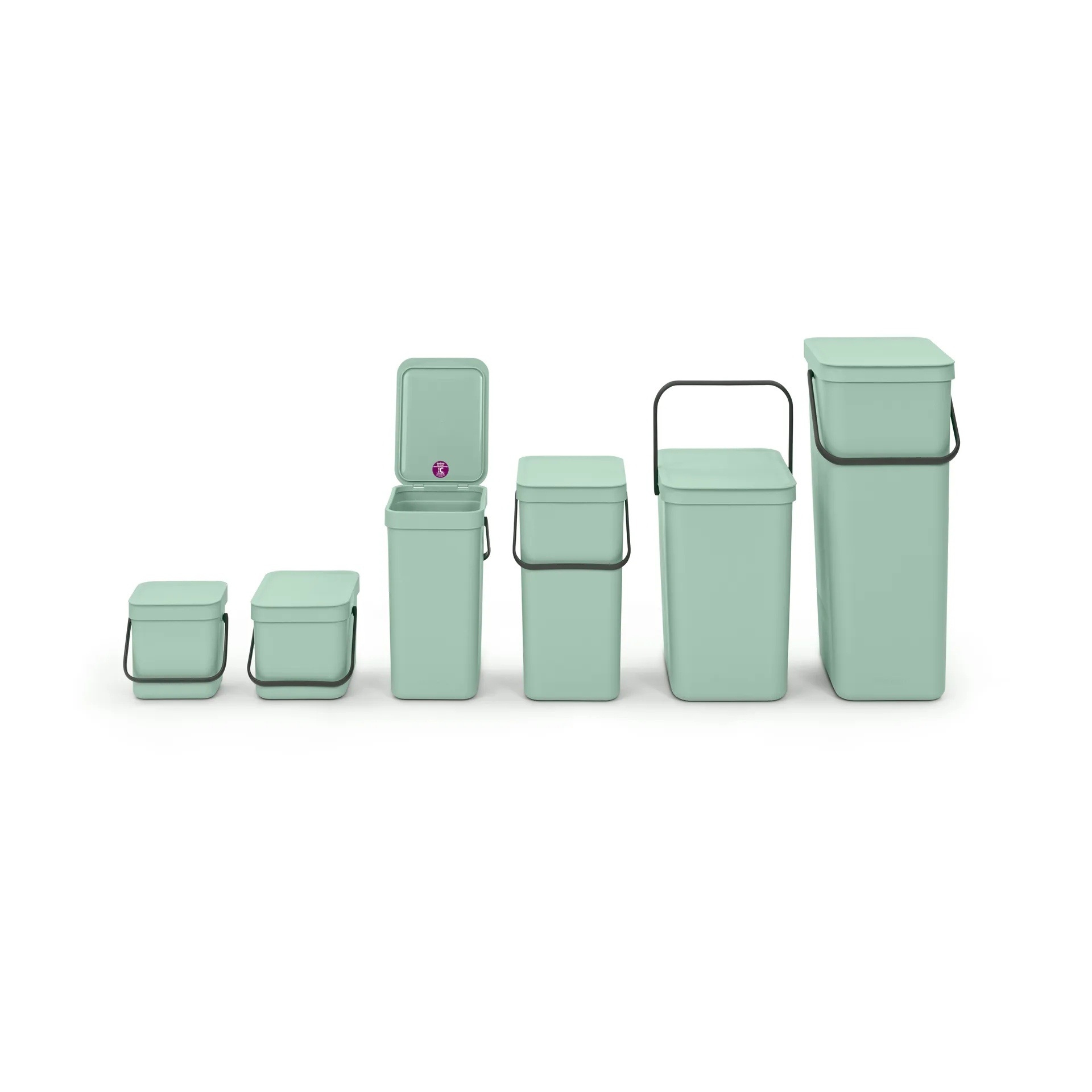 Poubelle Sort & Go 3 L, Jade green Brabantia