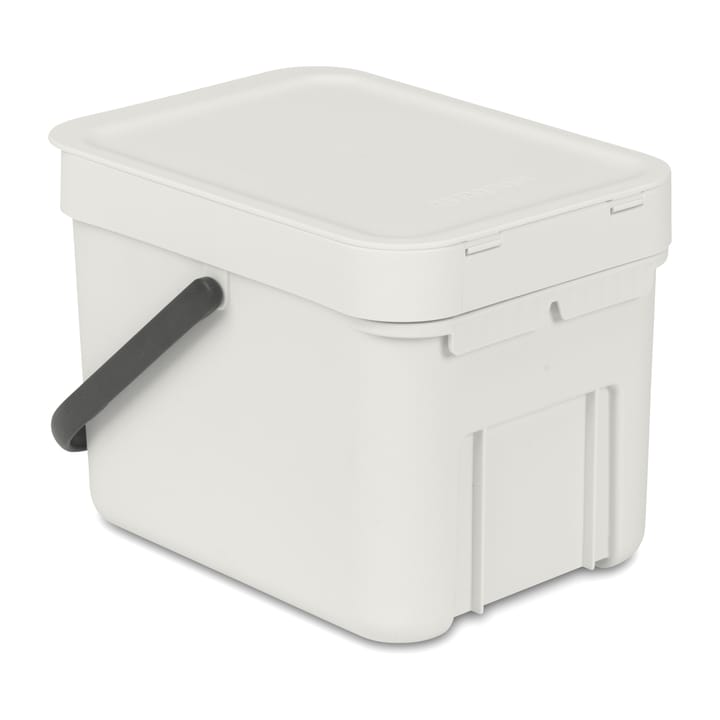 Poubelle Sort & Go 6 litres, Gris clair Brabantia