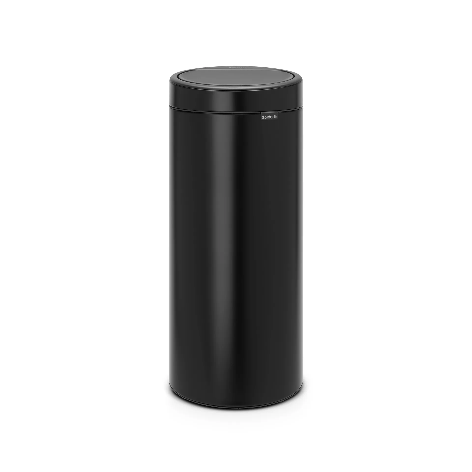 Poubelle Touch Bin 30 L, noir mat Brabantia