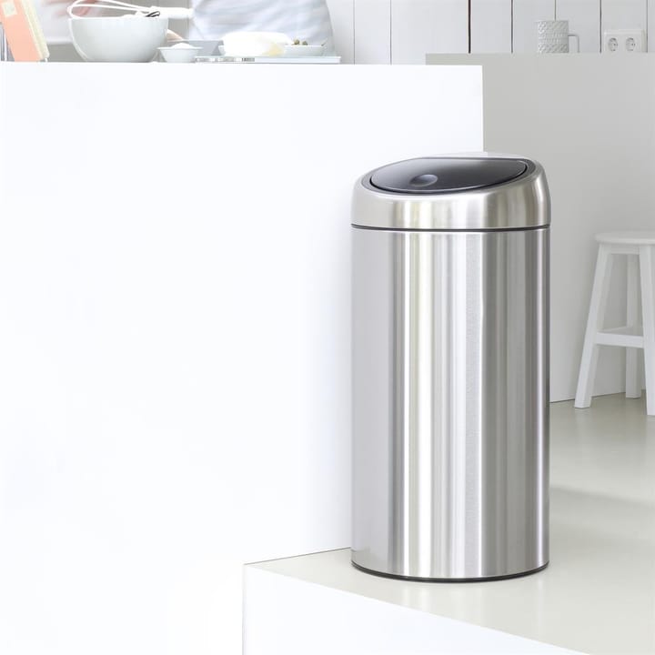 Poubelle Touch Bin 45 litres, matt steel (argent) Brabantia