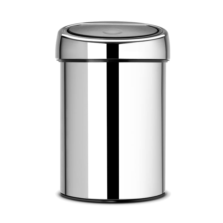 Poubelle Touch Bin murale 3 L - acier brillant - Brabantia