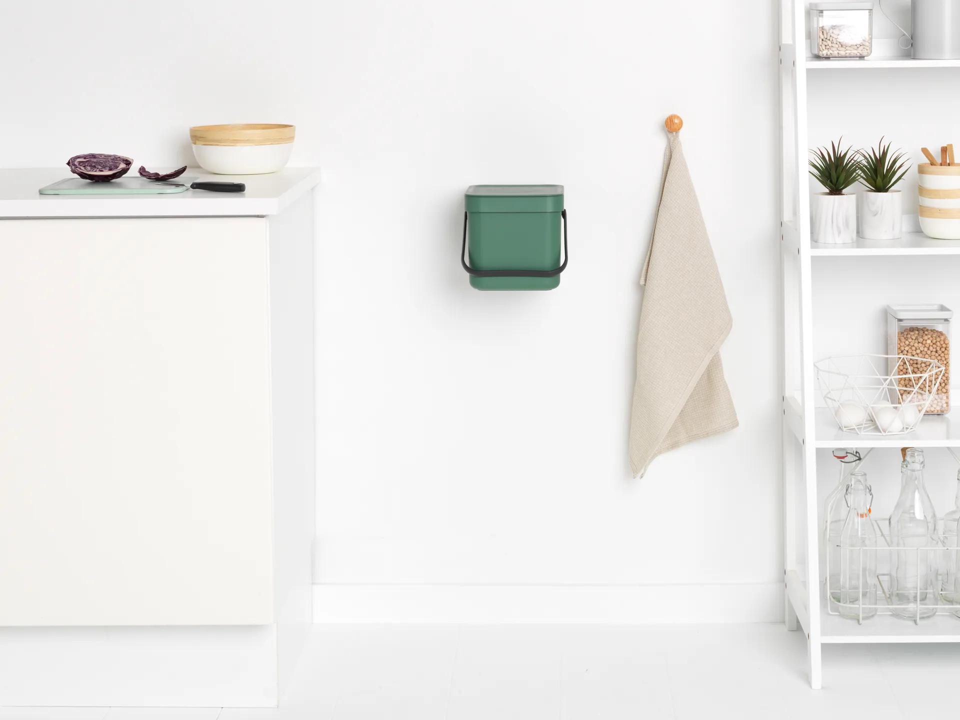 Poubelle tri Select & Go 6 L, Fir Green Brabantia