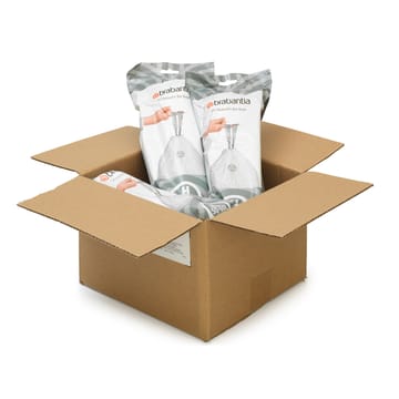 Sac poubelle Brabantia PerfectFit 120 sacs - Modèle H, 50-60 L - Brabantia
