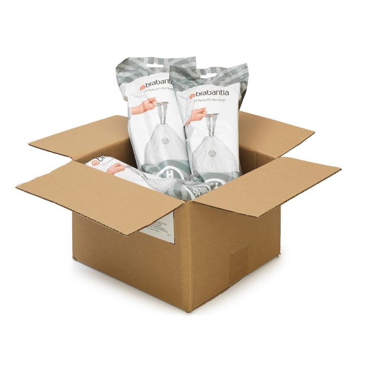 Sac poubelle Brabantia PerfectFit 120 sacs, Modèle H, 50-60 L Brabantia