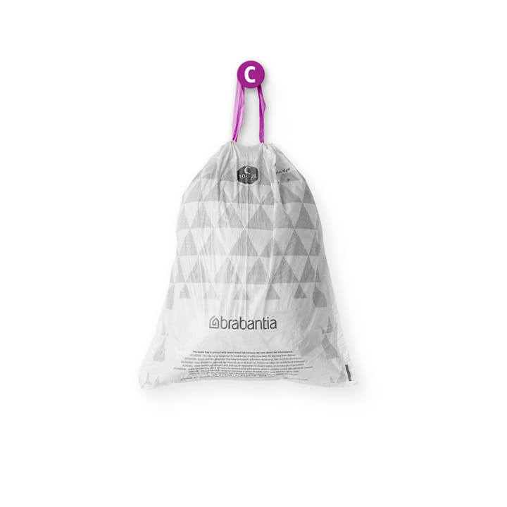 Sac poubelle Brabantia PerfectFit 200 sacs - Modèle C, 10-12 L - Brabantia