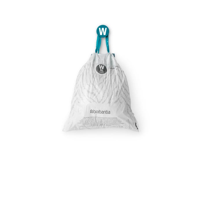 Sac poubelle Brabantia PerfectFit 200 sacs - Modèle W, 5 L - Brabantia