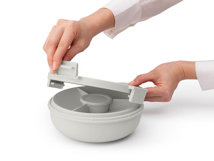 Saladier Make & Take 1,3 L, Gris clair Brabantia
