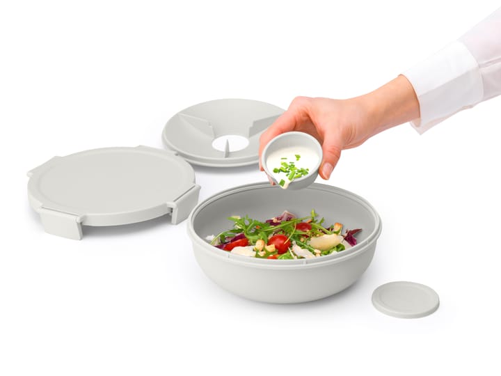 Saladier Make & Take 1,3 L, Gris clair Brabantia