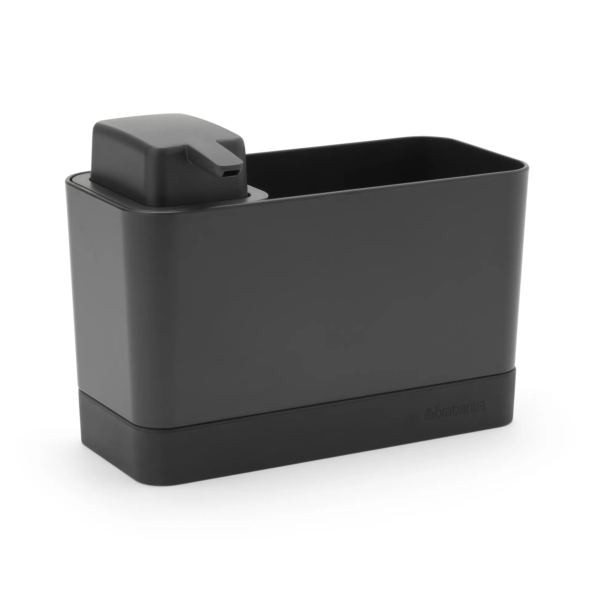 Set d'organisateur d'évier avec distributeur de savon Brabantia, Gris foncé Brabantia