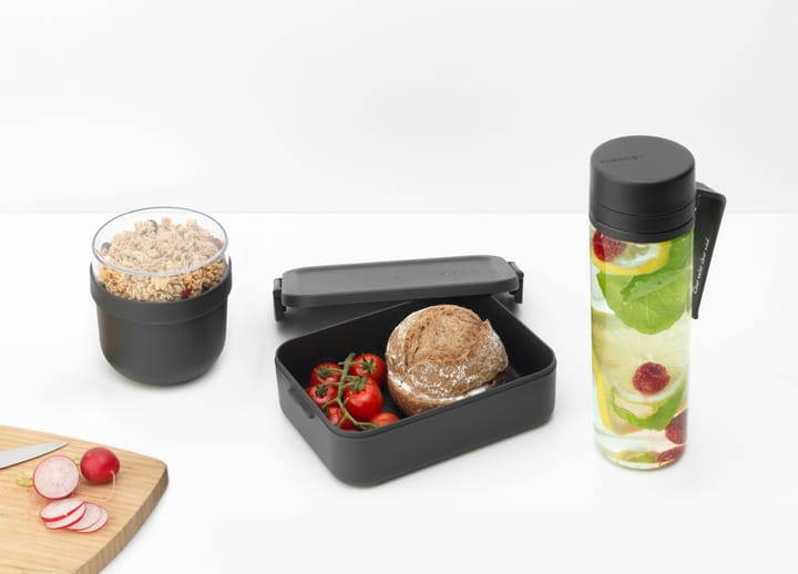 Set petit-déjeune et lunch 3 pièces Make & Take, Gris foncé Brabantia