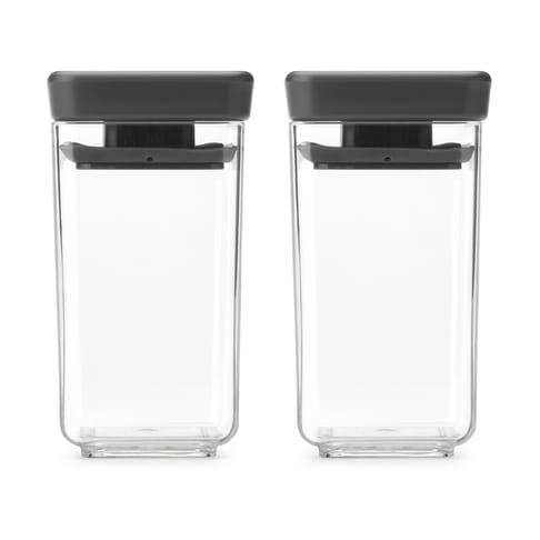 TASTY+ boîte empilable 2 pièces 0,15 L - Gris fonc�é - Brabantia