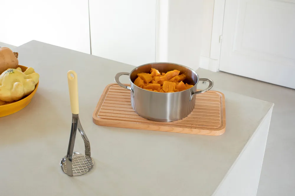 TASTY+ pilon à pommes de terre et cuillère 2 pièces, Vanilla Yellow Brabantia