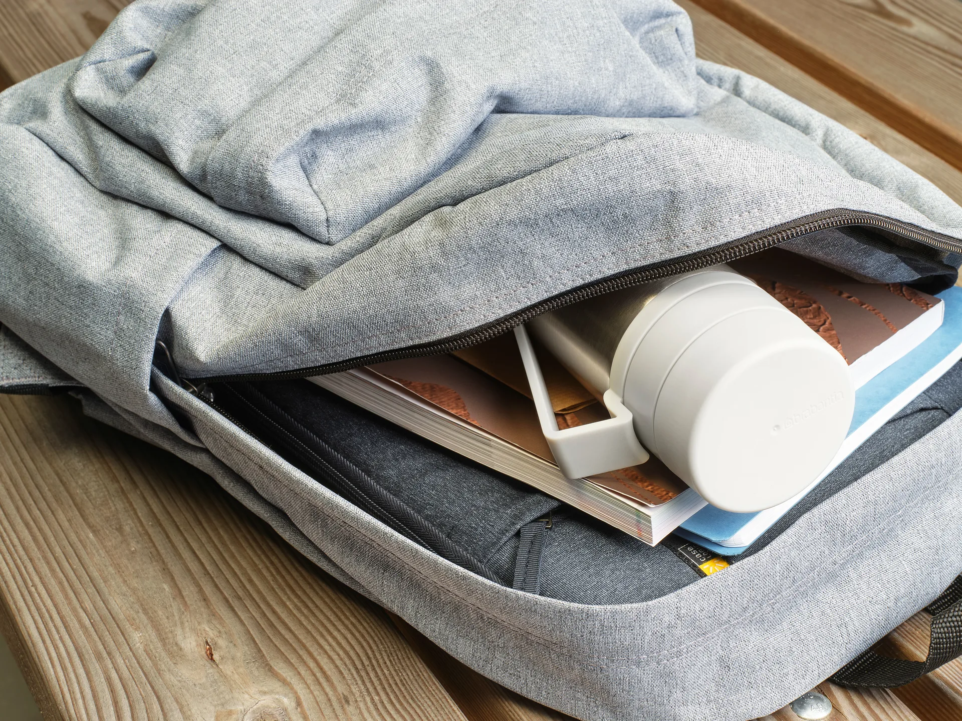 Thermos Make & Take 0,5 L, Gris clair Brabantia