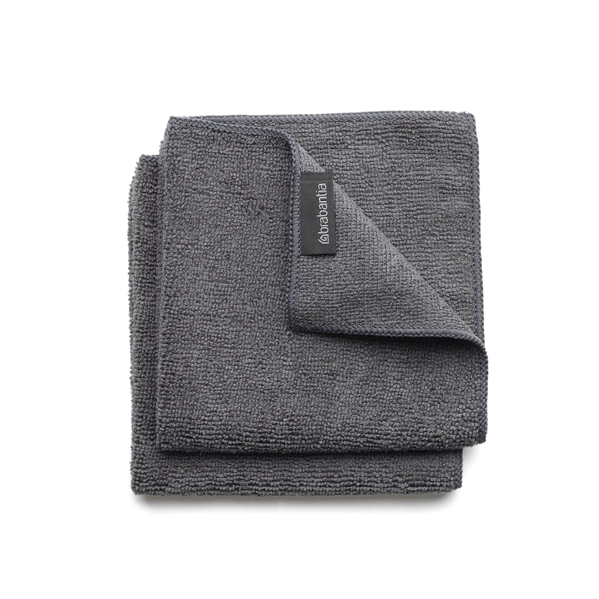 Torchons en microfibres Brabantia Lot de 2, Gris foncé Brabantia
