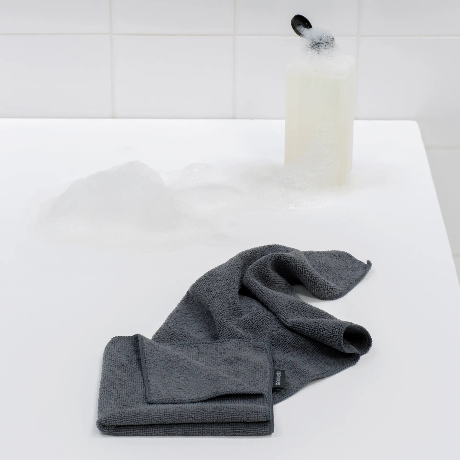 Torchons en microfibres Brabantia Lot de 2, Gris foncé Brabantia