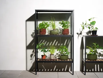 Armoire à plantes Grower Greens - Noir, 81x137 cm - Brafab