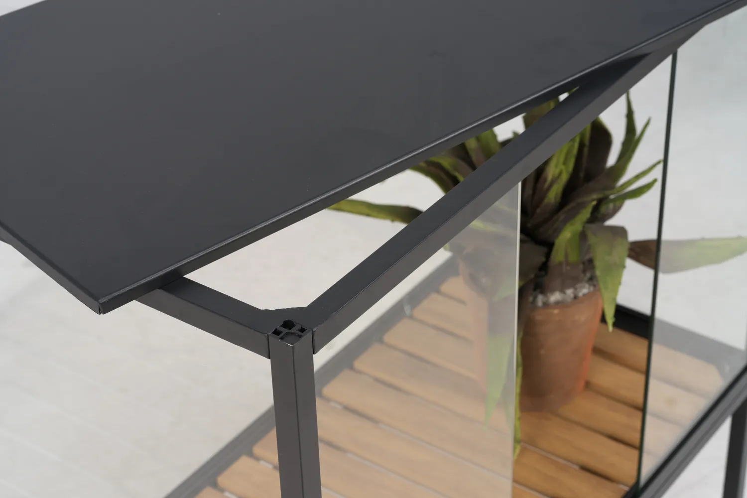 Armoire à plantes Grower Greens, Noir, 81x82 cm Brafab