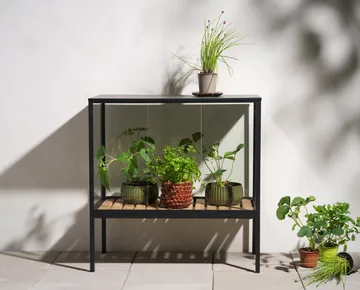 Armoire à plantes Grower Greens - Noir, 81x82 cm - Brafab