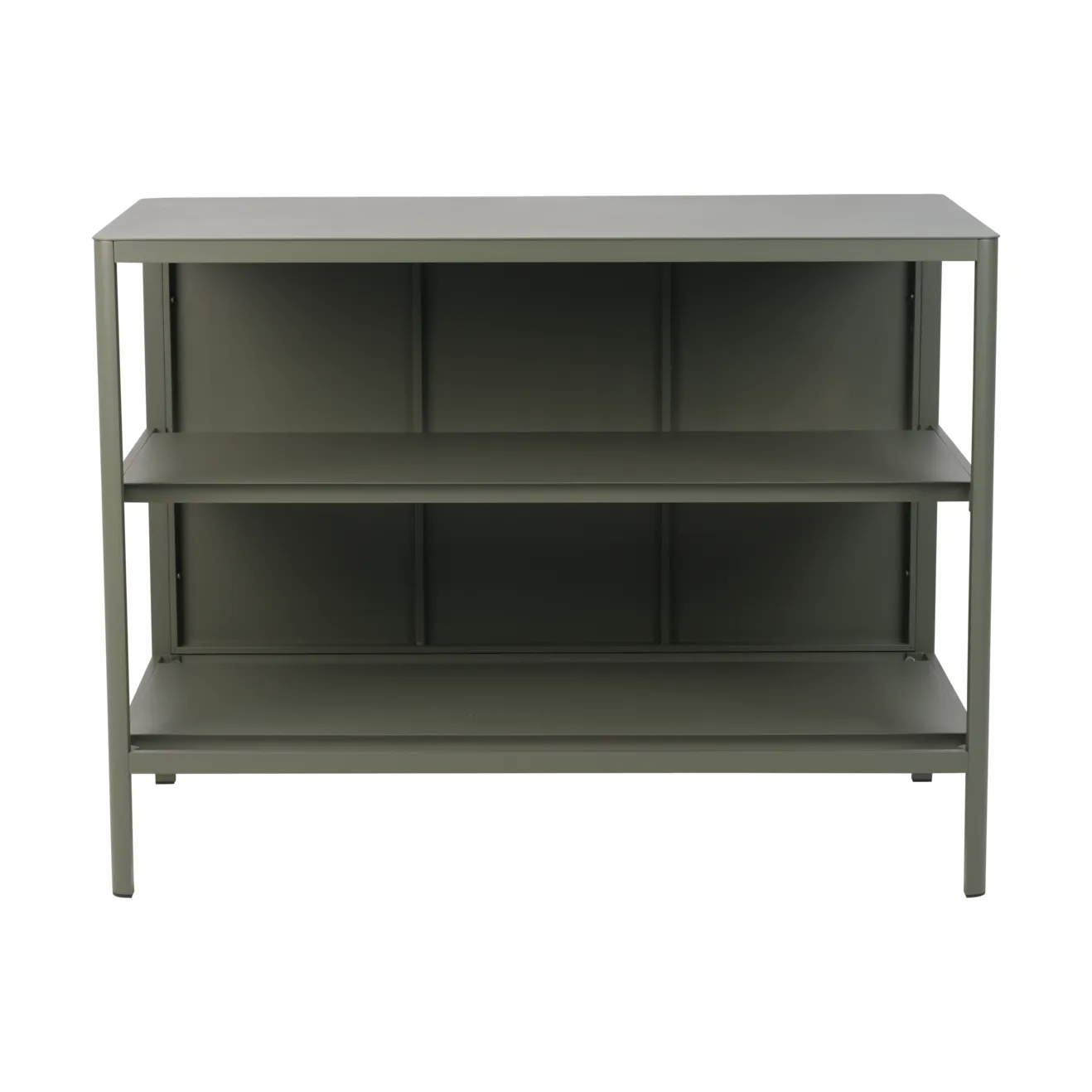 Banc de cuisine d’extérieur Kelia avec étagères, Nordic green, 121x91x64 cm Brafab