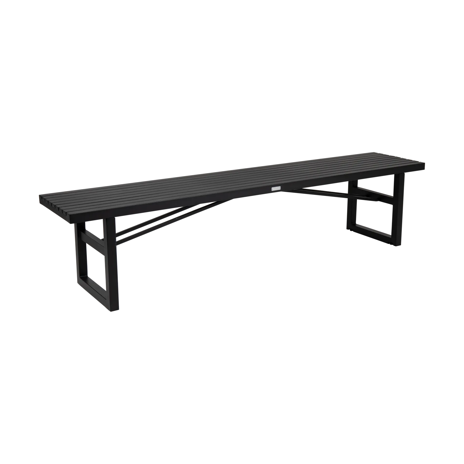Banc Vevi, Noir 200 cm Brafab