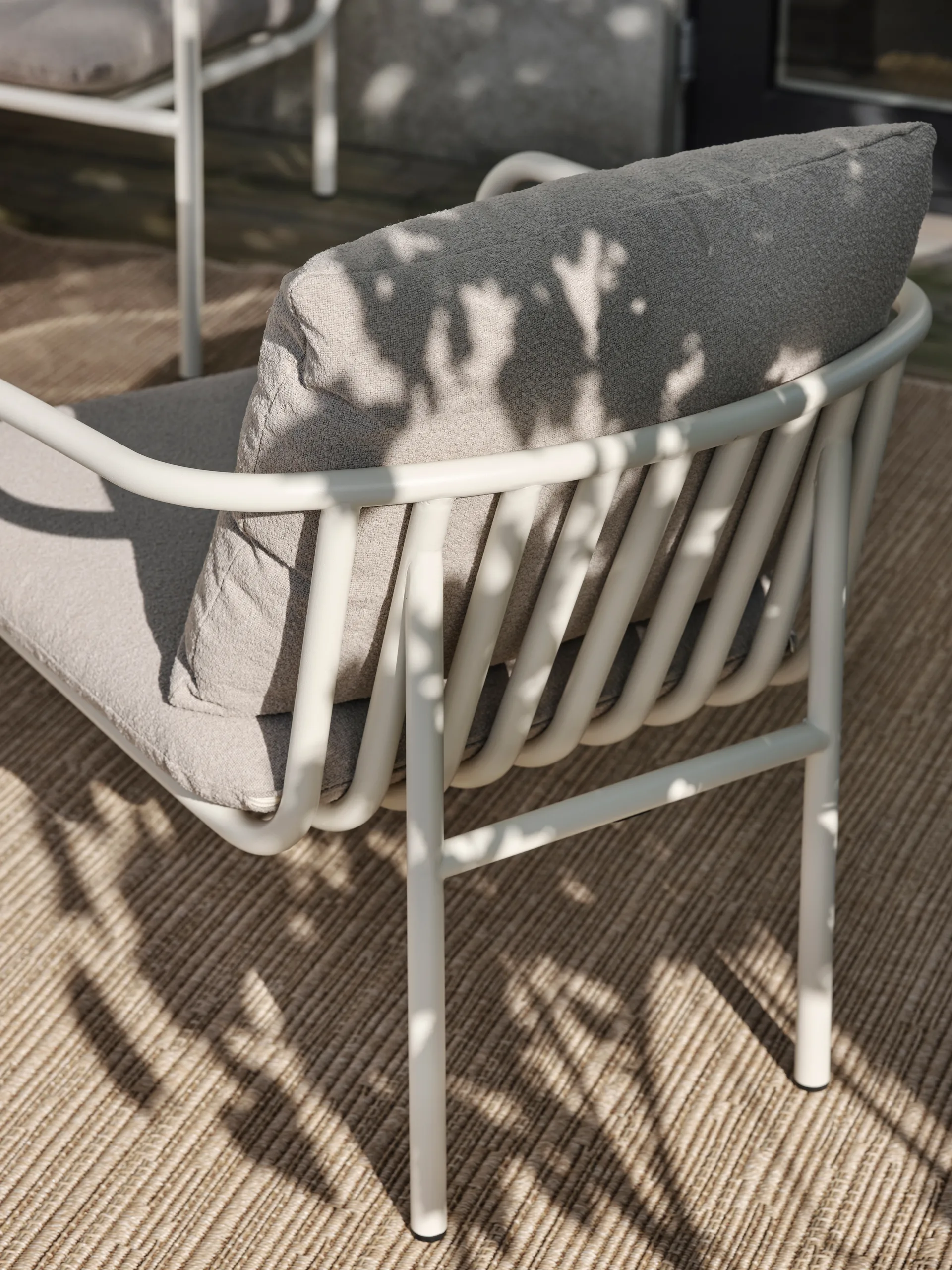 Bendt fauteuil lounge, Teddy beige-pearl white Brafab