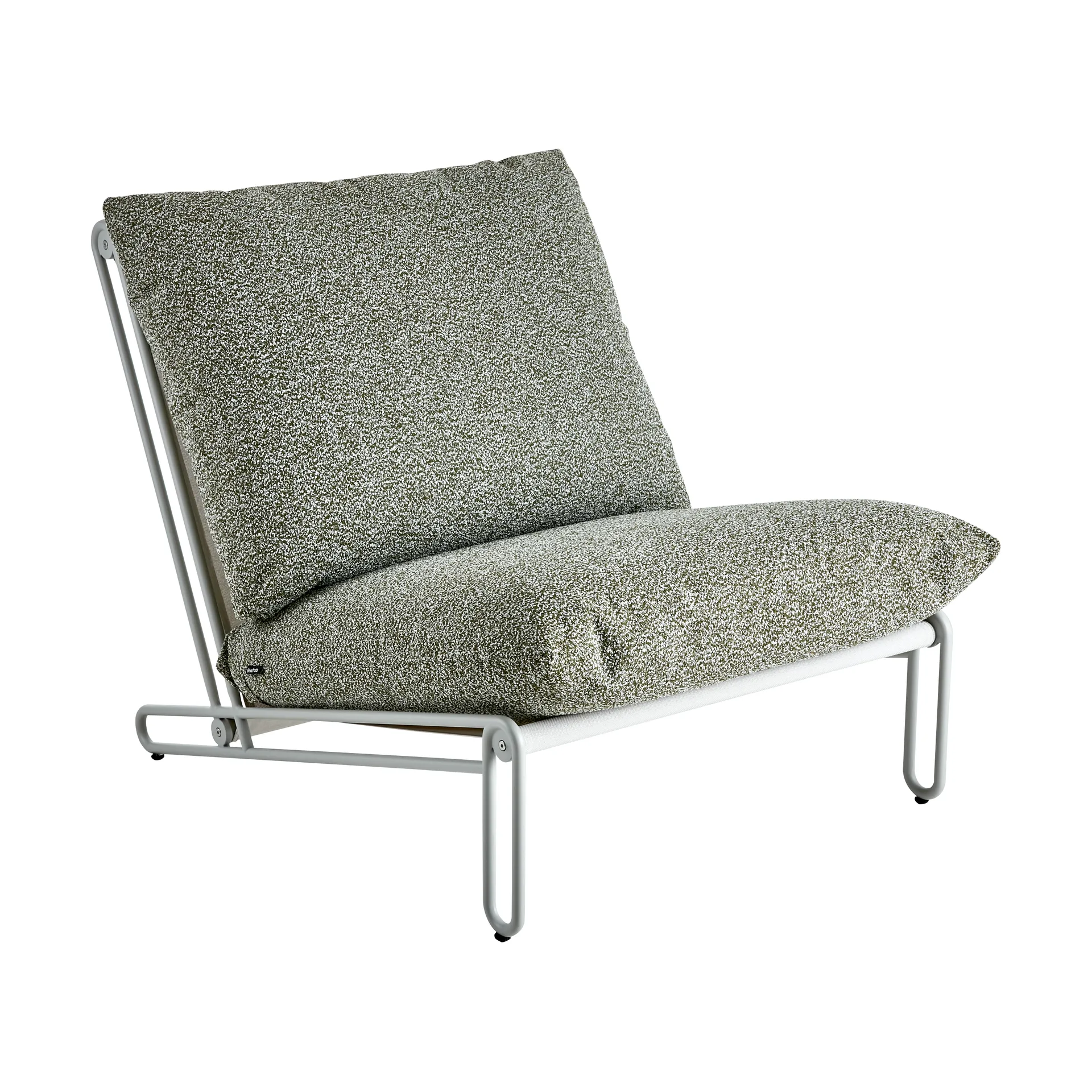 Blixt fauteuil lounge, Light grey-teddy verde Brafab