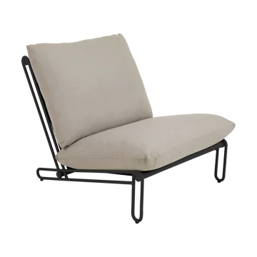 Blixt fauteuil lounge - Noir-clay beige - Brafab