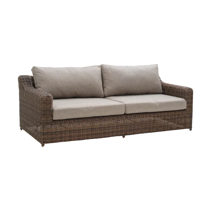 Canapé 2,5 places Glendon - Dark Brown-soft moose - Brafab
