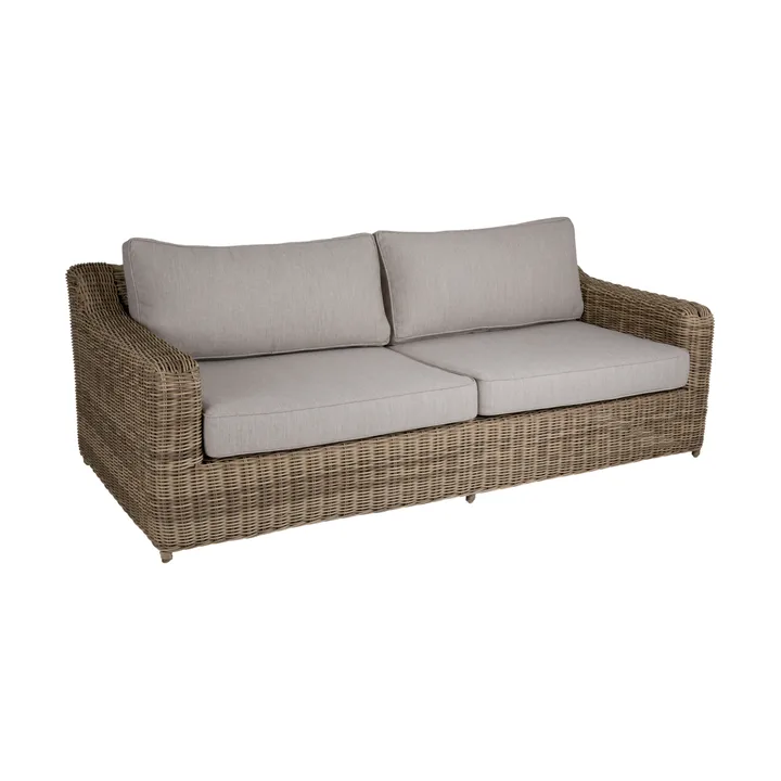 Canapé 2,5 places Glendon - Rustic beige-beige - Brafab