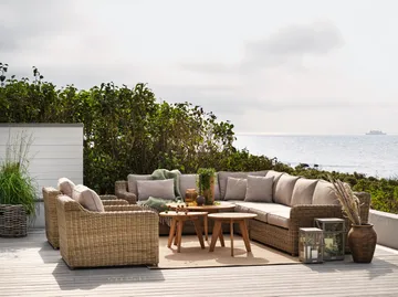 Canapé 3 places Glendon - Dark Brown-soft moose - Brafab