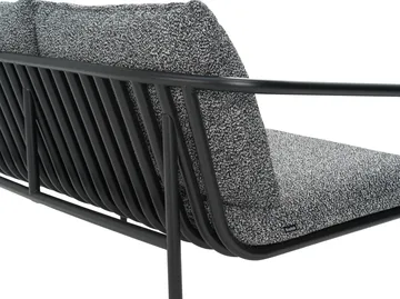 Canapé Bendt - Noir-teddy ant - Brafab