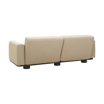 Canapé Bolster - Anthracite-teddy beige, 2,5 places - Brafab