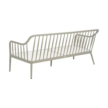 Canapé Coleville - Khaki-burlap beige, 3 places - Brafab